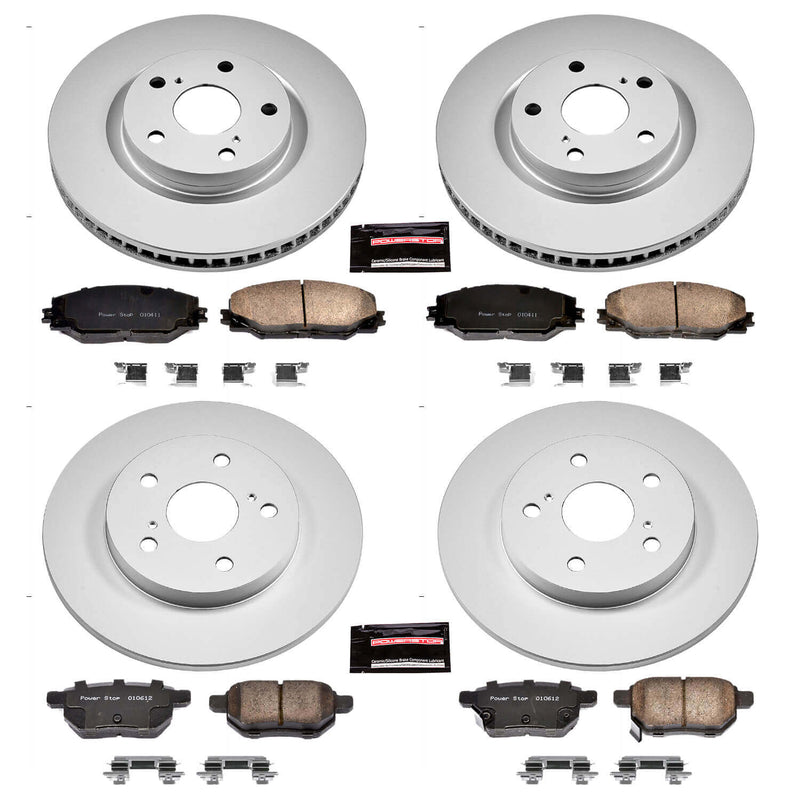 Power Stop CRK4142 - Z17 Evolution Front And Rear Brake Kit vehicle fitment brake part