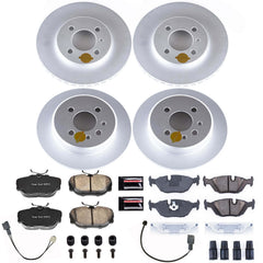 Power Stop CRK4167 Z23 Evolution Geomet Coated Front And Rear Pad And Rotor Kit for 1991-1992 BMW 318I product image