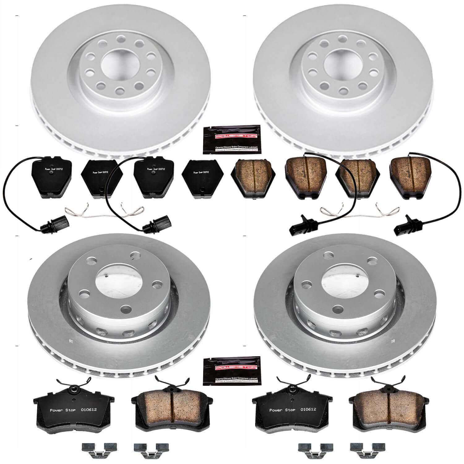 Power Stop CRK4192 - Z23 Evolution Sport Front And Rear Brake Kit vehicle fitment brake part