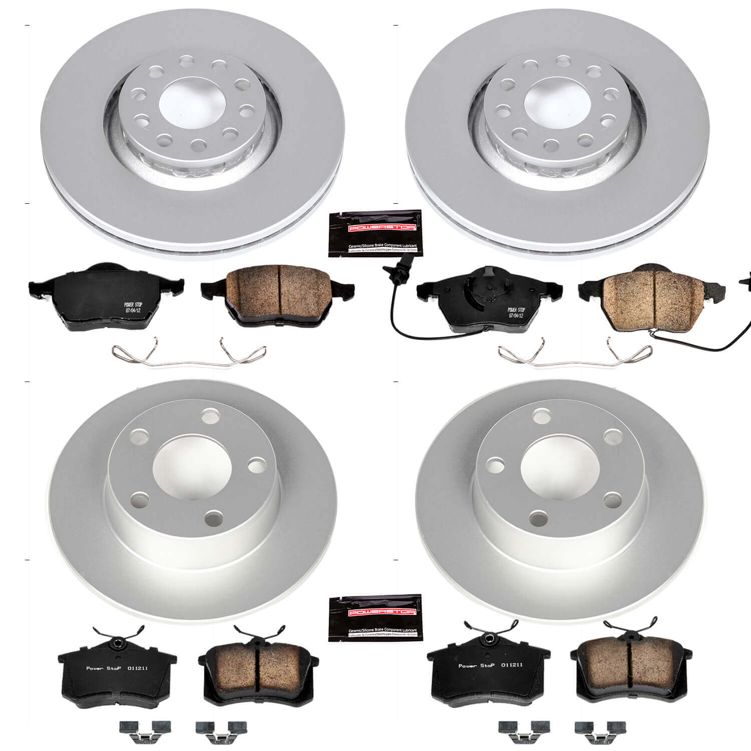 Power Stop CRK4197 - Z23 Evolution Sport Front And Rear Brake Kit vehicle fitment brake part