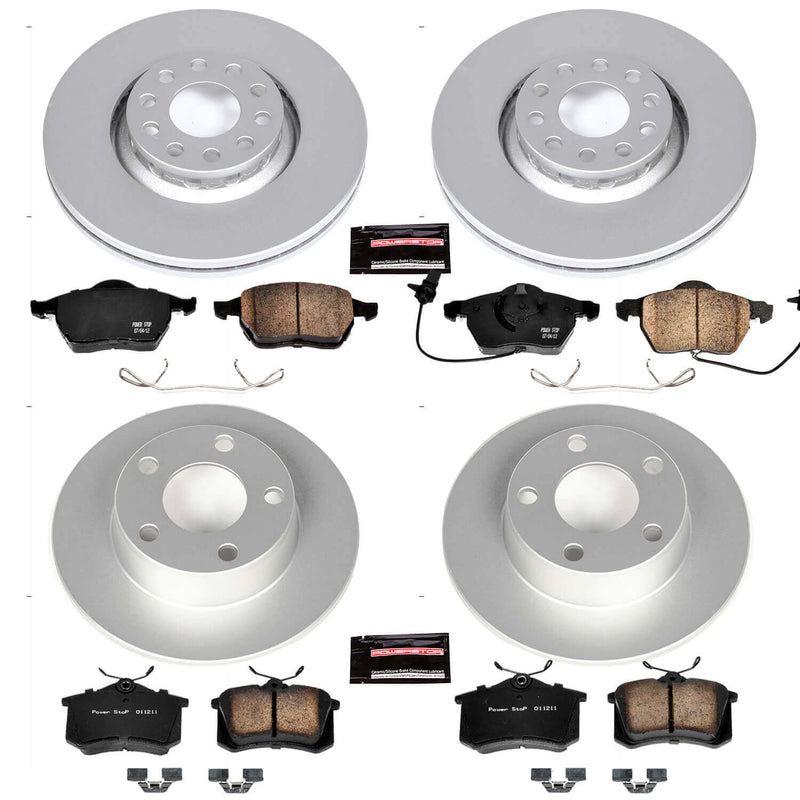 Power Stop CRK4197 - Z23 Evolution Sport Front And Rear Brake Kit vehicle fitment brake part