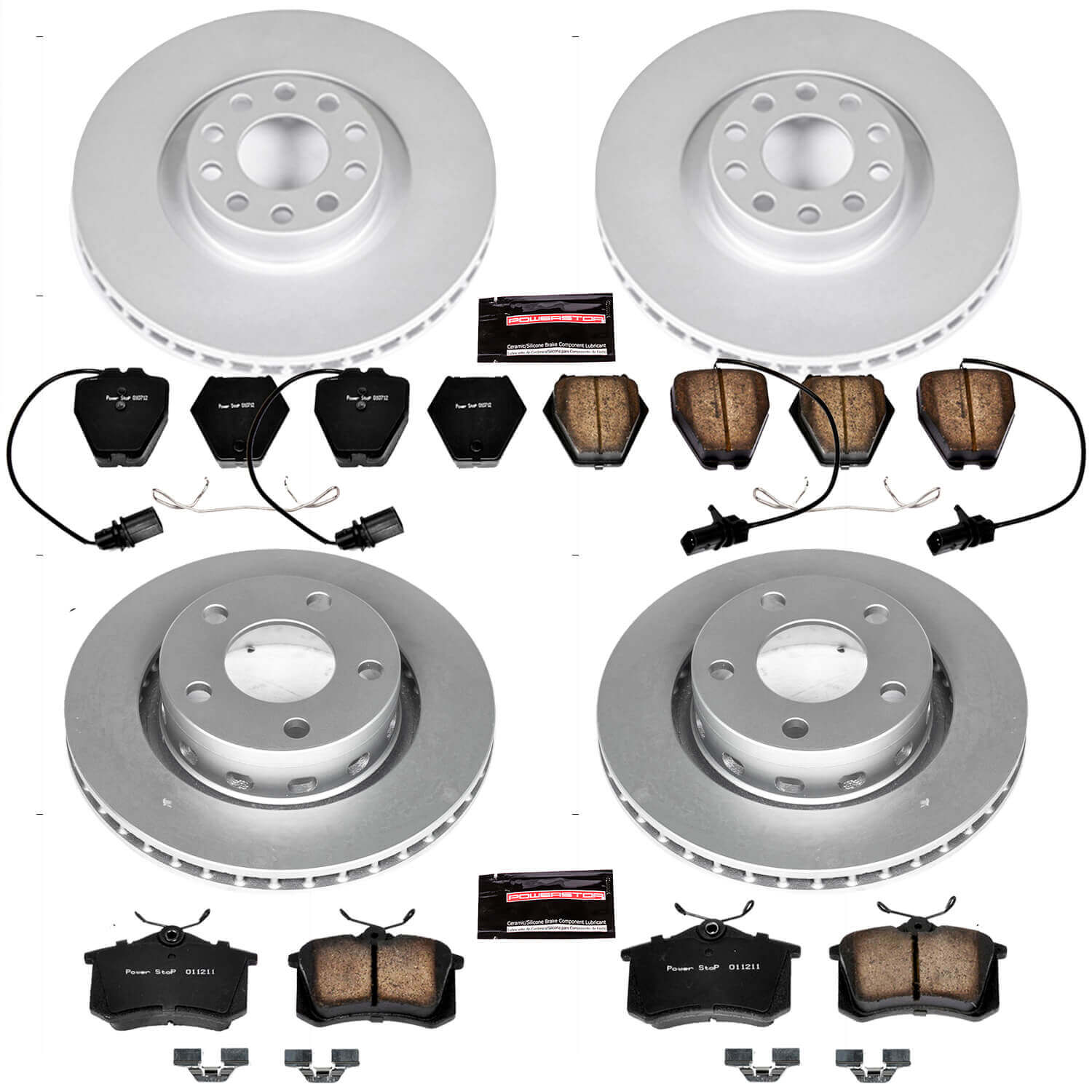 Power Stop CRK4204 - Z23 Evolution Sport Front And Rear Brake Kit vehicle fitment brake part