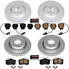 Power Stop CRK4204 - Z23 Evolution Sport Front And Rear Brake Kit vehicle fitment brake part