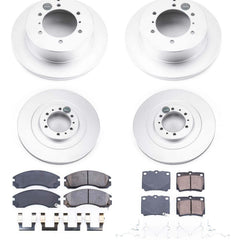 Power Stop CRK4252 Z17 Evolution Front And Rear Pad And Rotor Kit for 2000-2004 Mitsubishi Montero Sport product image
