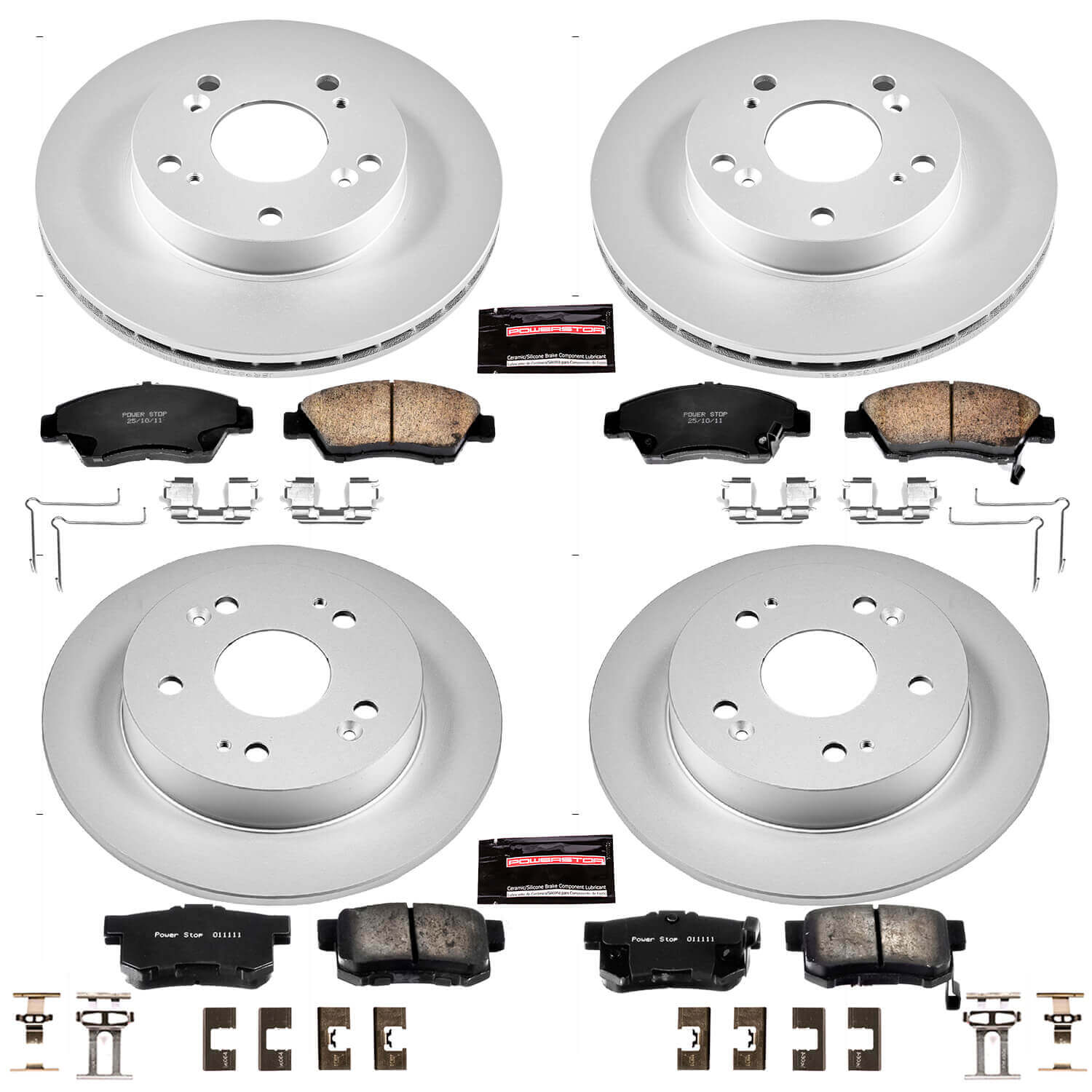 Power Stop CRK4276 - Z17 Evolution Front And Rear Brake Kit vehicle fitment brake part