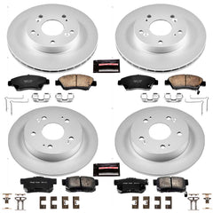 Power Stop CRK4276 - Z17 Evolution Front And Rear Brake Kit vehicle fitment brake part