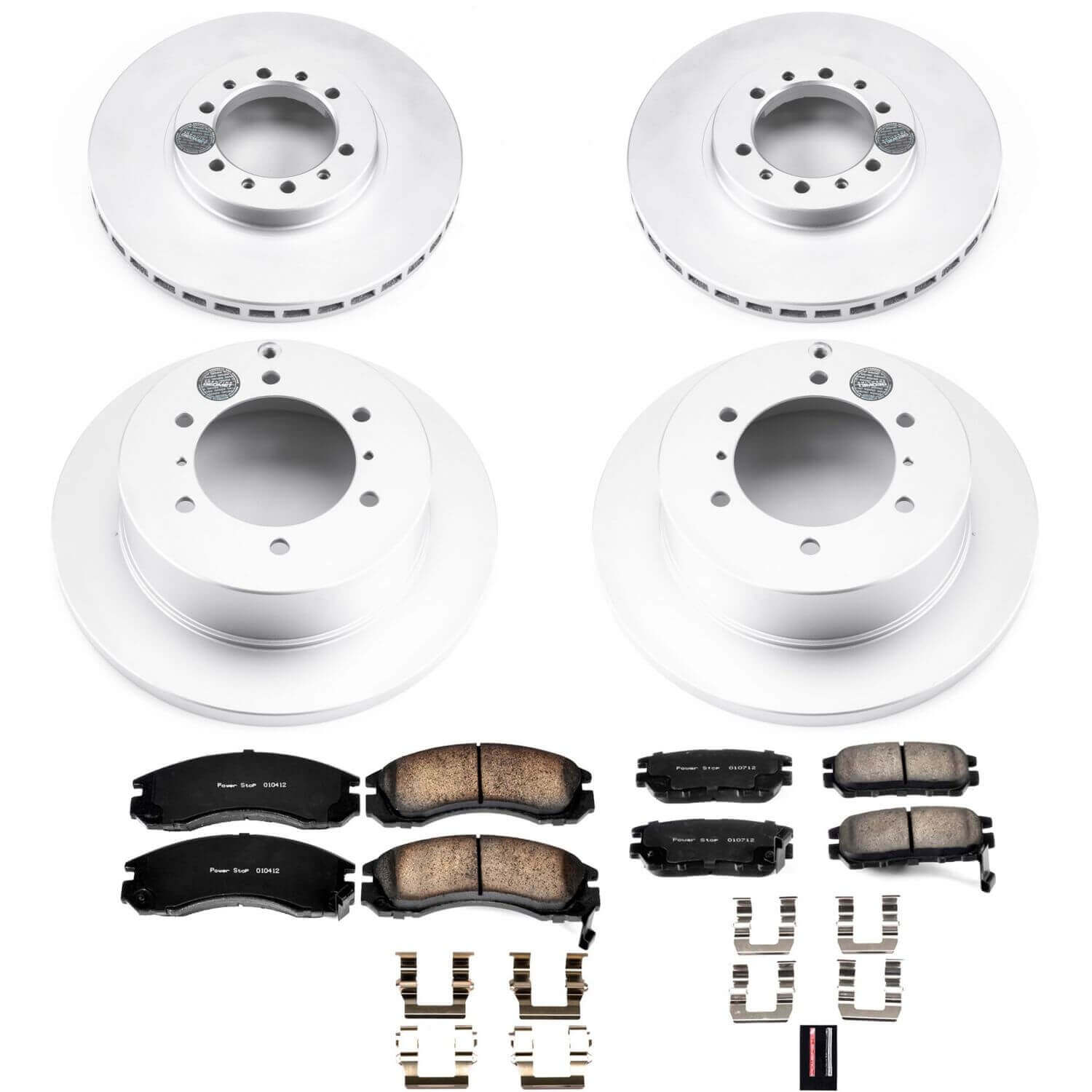 Power Stop CRK4305 Z17 Evolution Front And Rear Pad And Rotor Kit for 1991-1996 Mitsubishi Montero product image