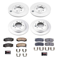 Power Stop CRK4309 Z17 Evolution Front And Rear Pad And Rotor Kit for 1996-1999 Acura Slx product image