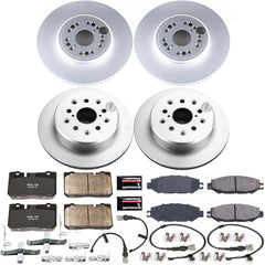 Power Stop CRK4337 Z17 Evolution Front And Rear Pad And Rotor Kit for 1995-2000 Lexus LS400 product image