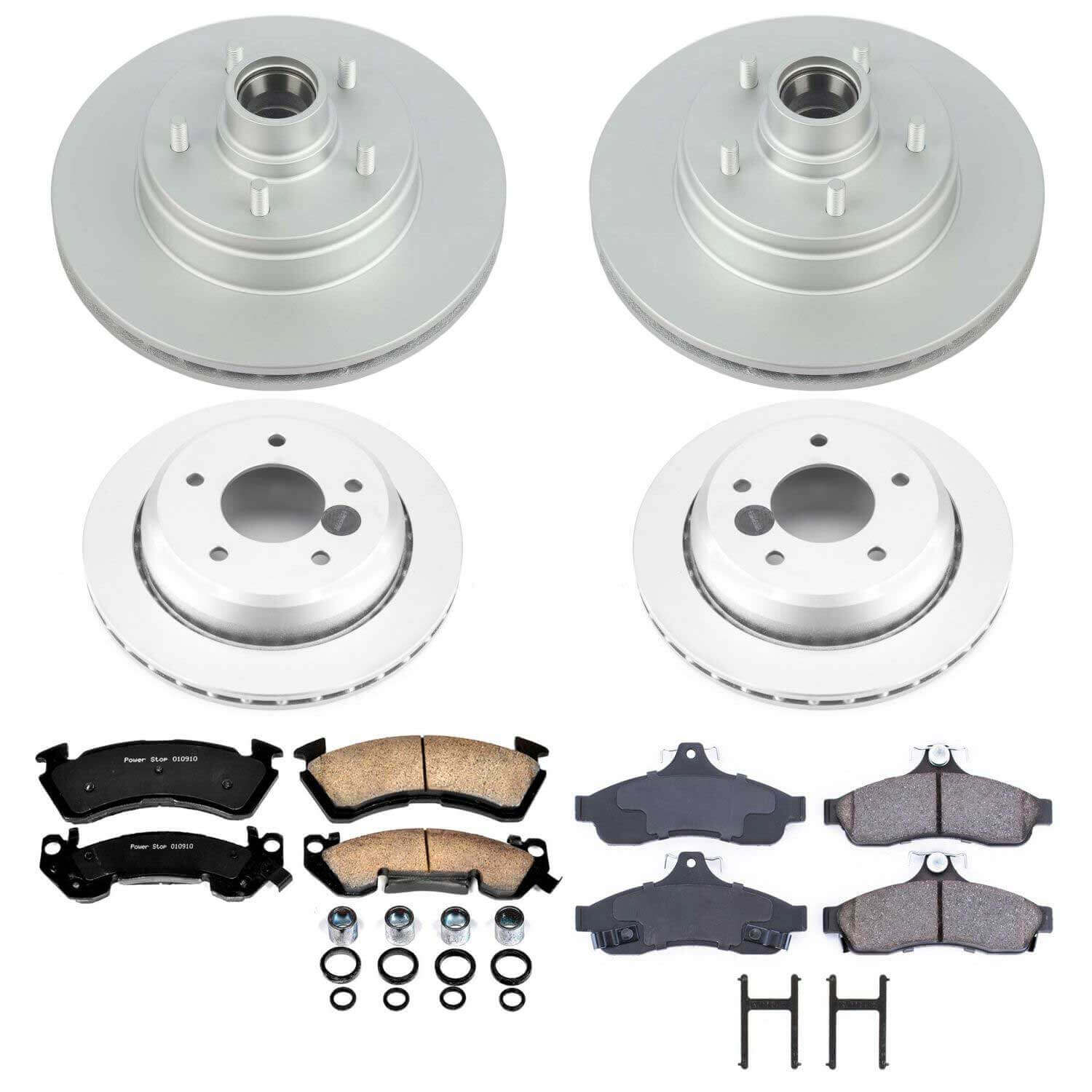 Power Stop CRK4338 Z17 Evolution Front And Rear Pad And Rotor Kit for 1994-1996 Chevrolet Impala SS product image