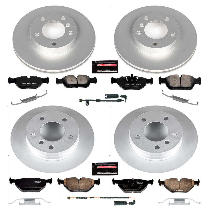 Power Stop CRK4371 - Z23 Evolution Sport Front And Rear Brake Kit vehicle fitment brake part