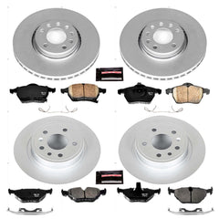 Power Stop CRK4372 - Z23 Evolution Sport Front And Rear Brake Kit vehicle fitment brake part
