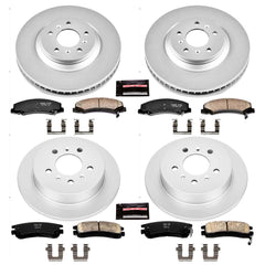Power Stop CRK4377 - Z17 Evolution Front And Rear Brake Kit vehicle fitment brake part