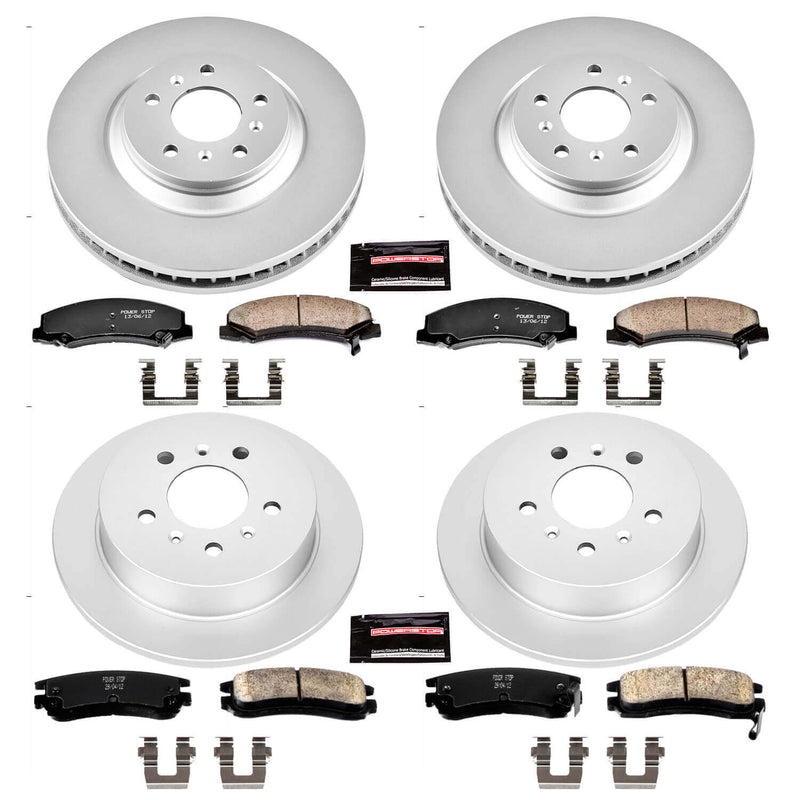Power Stop CRK4377 - Z17 Evolution Front And Rear Brake Kit vehicle fitment brake part