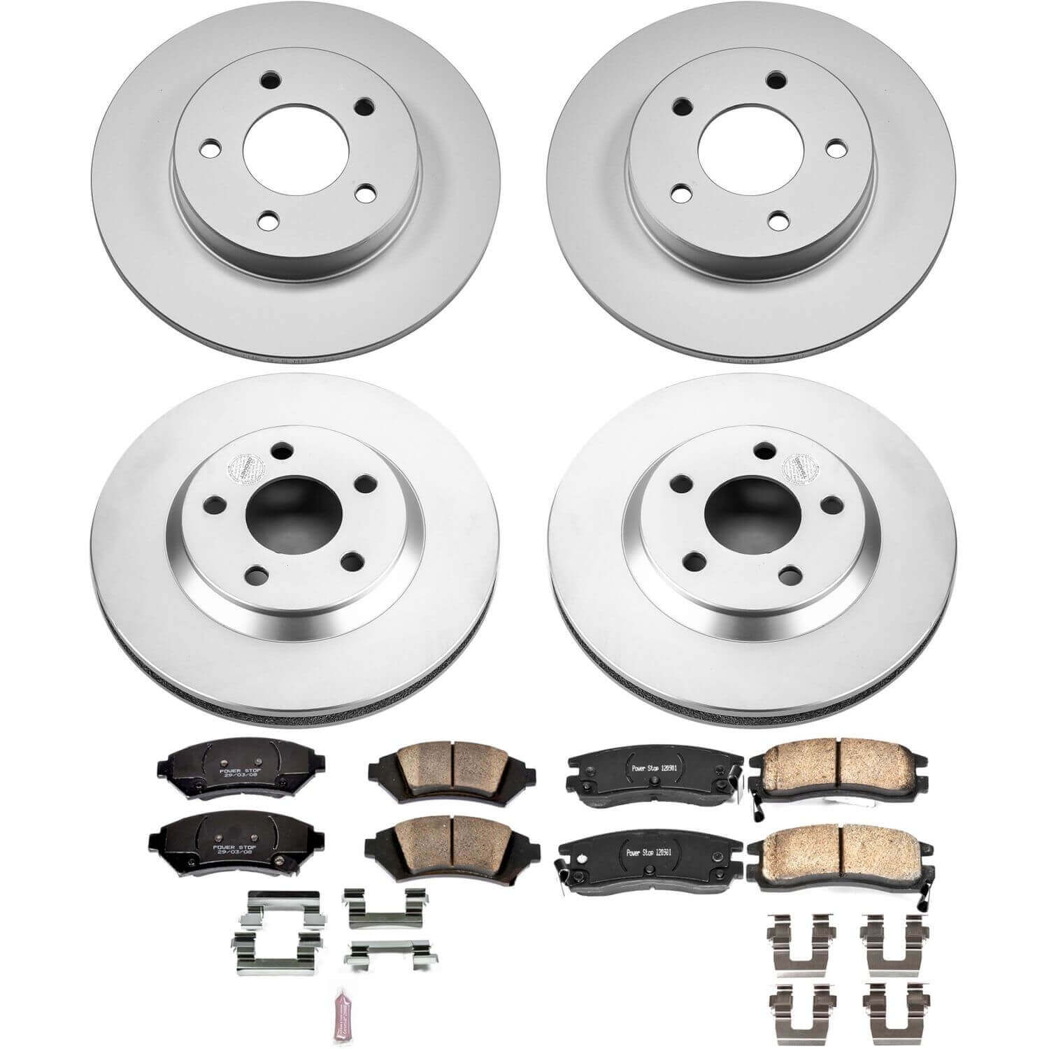 Power Stop CRK4379 Z17 Evolution Front And Rear Brake Kit for 2005 Buick Lesabre product image