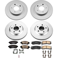 Power Stop CRK4379 Z17 Evolution Front And Rear Brake Kit for 2005 Buick Lesabre product image