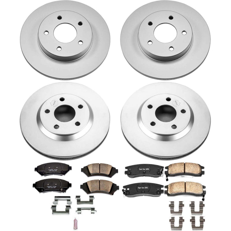 Power Stop CRK4379 Z17 Evolution Front And Rear Brake Kit for 2005 Buick Lesabre product image