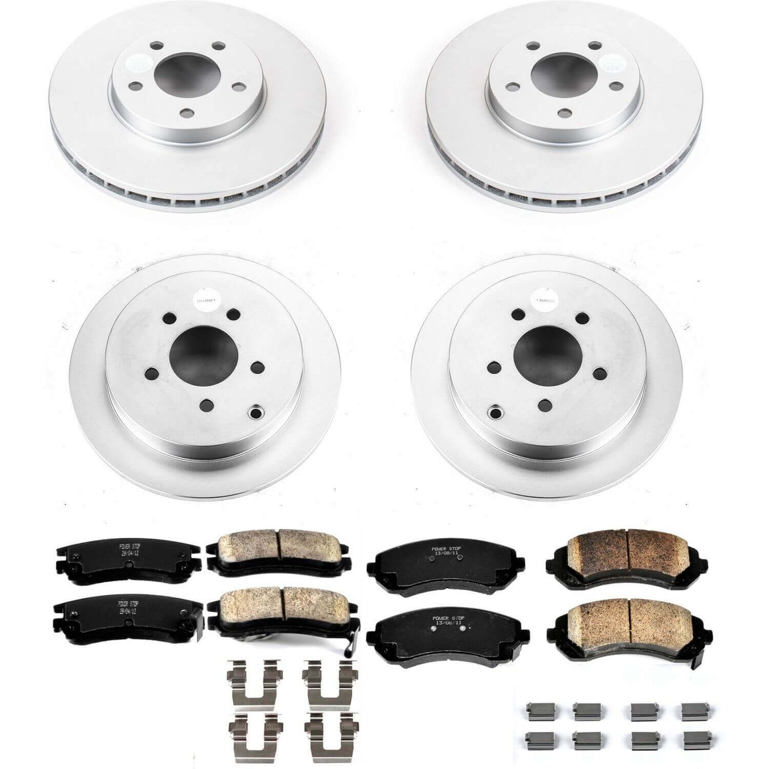 Power Stop CRK4383 - Z17 Evolution Front And Rear Brake Kit vehicle fitment brake part