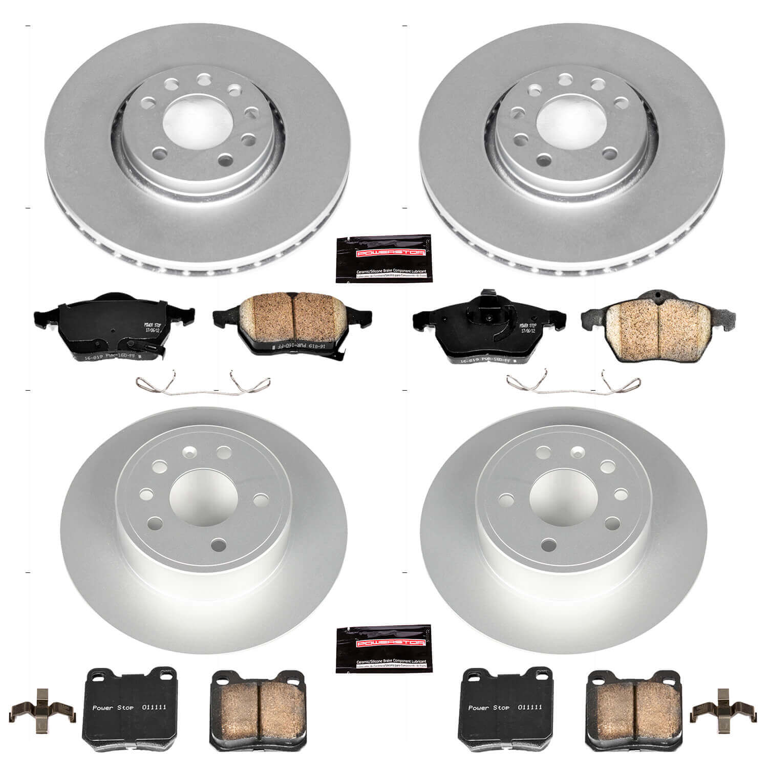 Power Stop CRK4388 - Z23 Evolution Sport Front And Rear Brake Kit vehicle fitment brake part