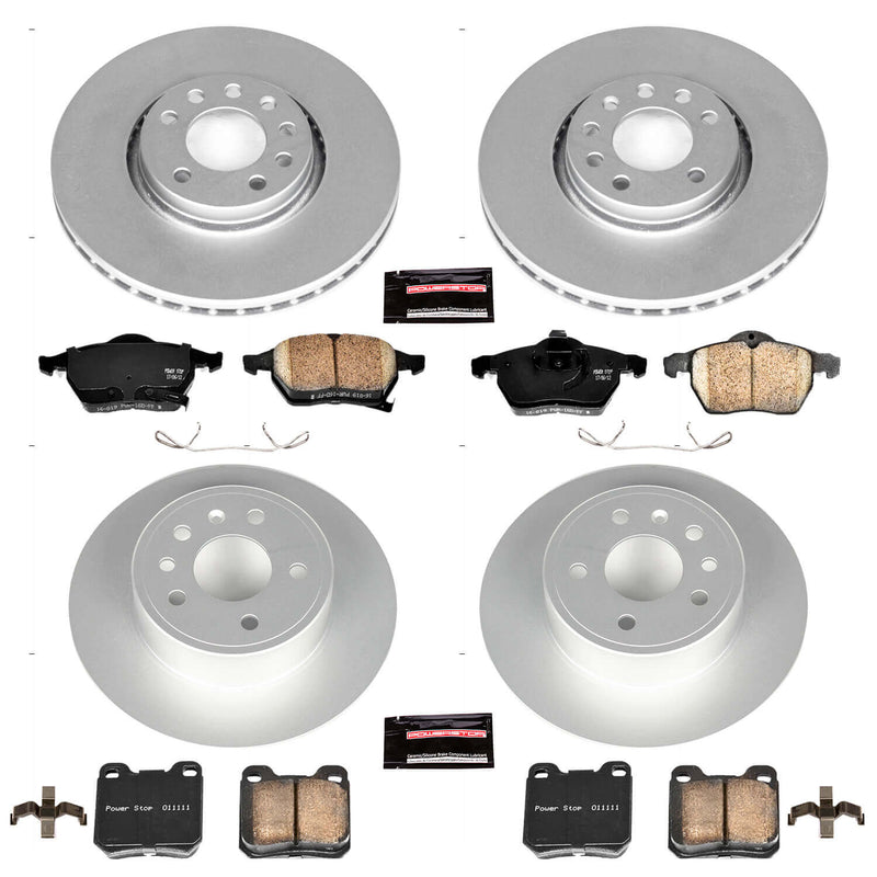 Power Stop CRK4388 - Z23 Evolution Sport Front And Rear Brake Kit vehicle fitment brake part