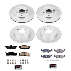 Power Stop CRK4394 Z17 Evolution Front And Rear Brake Kit for 1997-1999 Chrysler Town & Country All Wheel Drive product image