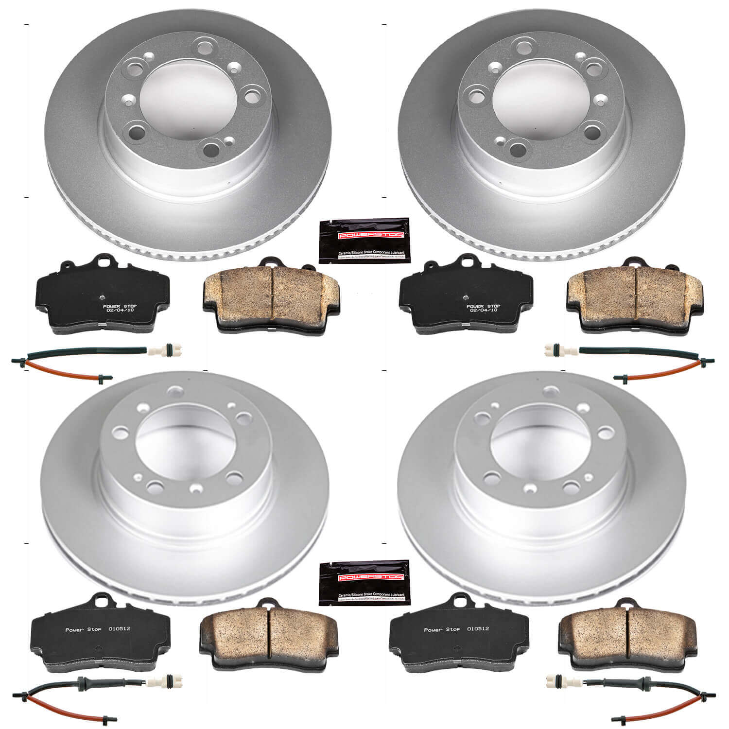 Power Stop CRK4406 - Z23 Evolution Sport Front And Rear Brake Kit vehicle fitment brake part