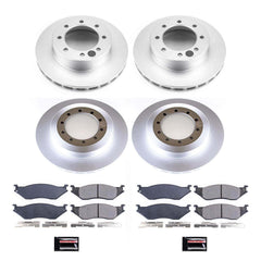 Power Stop CRK4416 Z17 Evolution Front And Rear Pad And Rotor Kit for 2002 Ford E-550 Econoline Super Duty product image