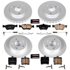 Power Stop CRK4417 - Z23 Evolution Sport Front And Rear Brake Kit vehicle fitment brake part