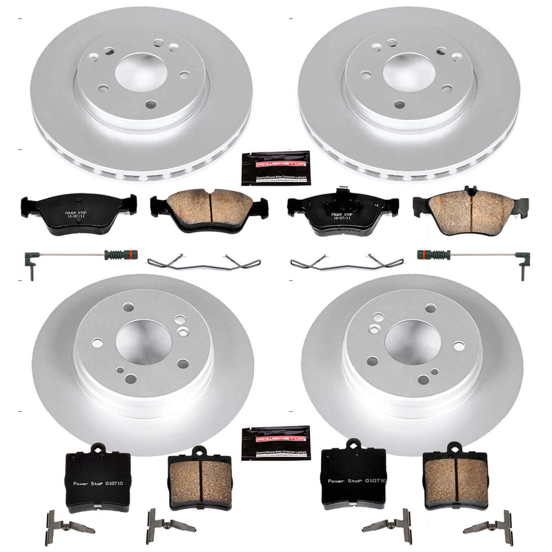 Power Stop CRK4417 - Z23 Evolution Sport Front And Rear Brake Kit vehicle fitment brake part