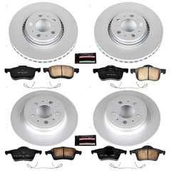 Power Stop CRK4431 - Z23 Evolution Sport Front And Rear Brake Kit vehicle fitment brake part