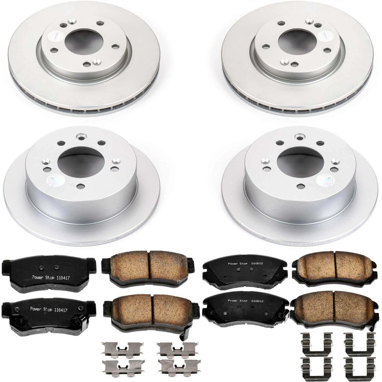 Power Stop CRK4442 - Z17 Evolution Front And Rear Brake Kit vehicle fitment brake part