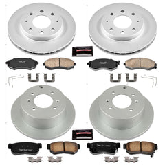Power Stop CRK4444 - Z17 Evolution Front And Rear Brake Kit vehicle fitment brake part