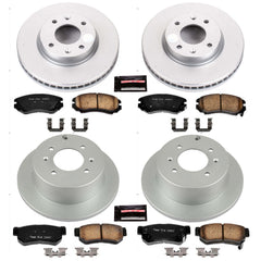 Power Stop CRK4445 - Z17 Evolution Front And Rear Brake Kit vehicle fitment brake part