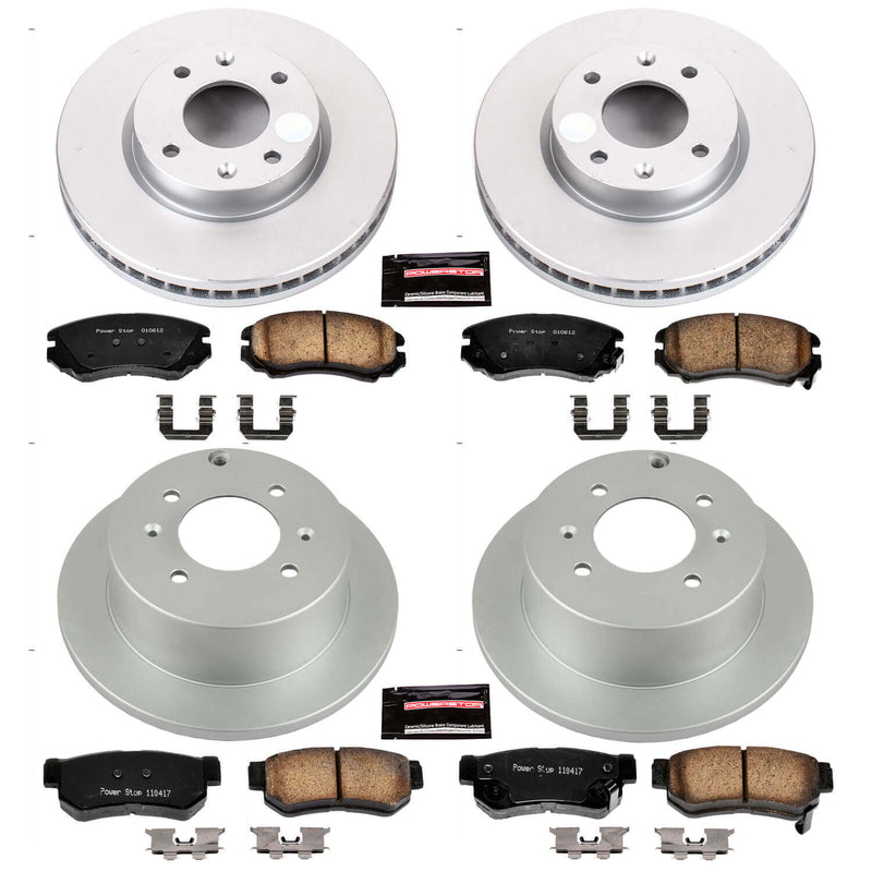 Power Stop CRK4445 - Z17 Evolution Front And Rear Brake Kit vehicle fitment brake part