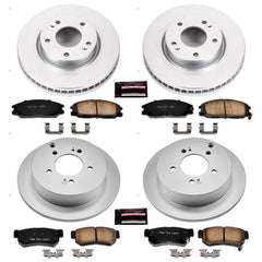 Power Stop CRK4447 - Z17 Evolution Front And Rear Brake Kit vehicle fitment brake part