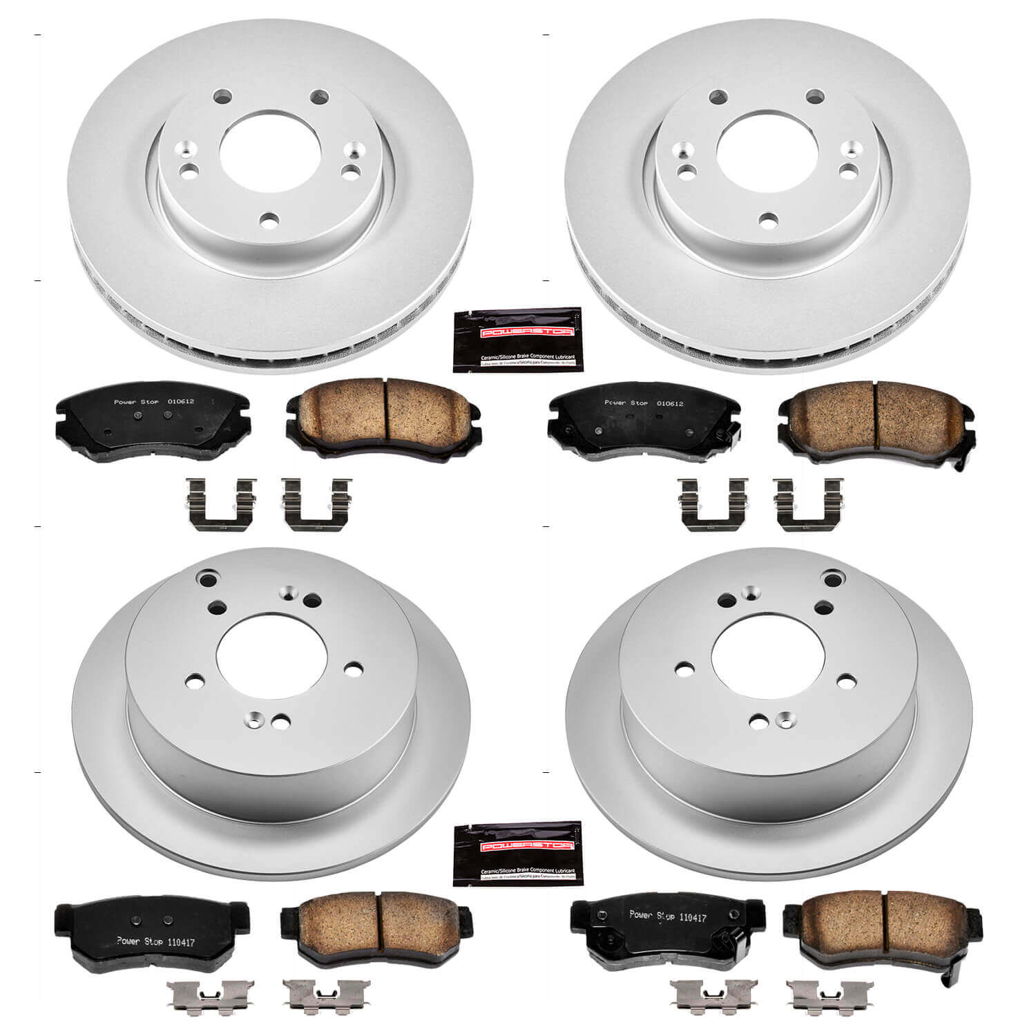 Power Stop CRK4448 - Z17 Evolution Front And Rear Brake Kit vehicle fitment brake part