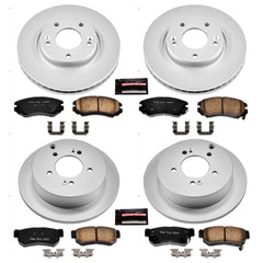 Power Stop CRK4448 - Z17 Evolution Front And Rear Brake Kit vehicle fitment brake part