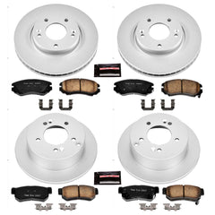 Power Stop CRK4449 - Z17 Evolution Front And Rear Brake Kit vehicle fitment brake part