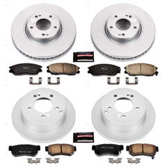 Power Stop CRK4450 - Z17 Evolution Front And Rear Brake Kit vehicle fitment brake part