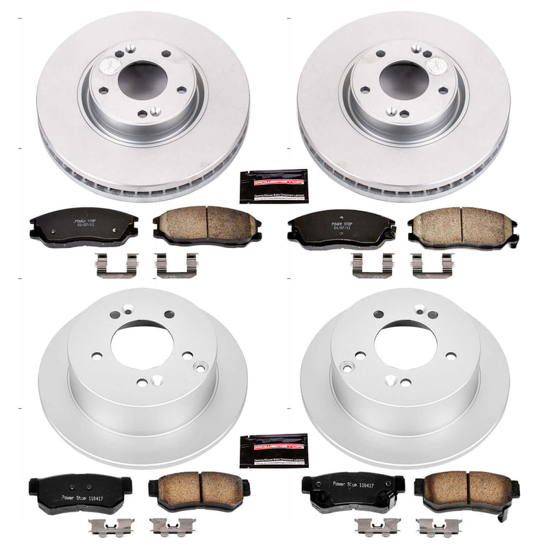 Power Stop CRK4450 - Z17 Evolution Front And Rear Brake Kit vehicle fitment brake part