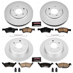 Power Stop CRK4458 - Z17 Evolution Front And Rear Brake Kit vehicle fitment brake part