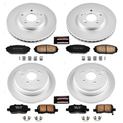 Power Stop CRK4459 - Z17 Evolution Front And Rear Brake Kit vehicle fitment brake part