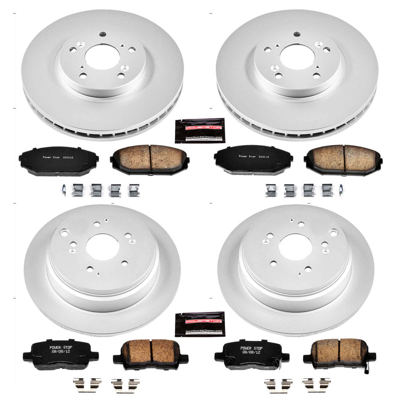 Power Stop CRK4459 - Z17 Evolution Front And Rear Brake Kit vehicle fitment brake part
