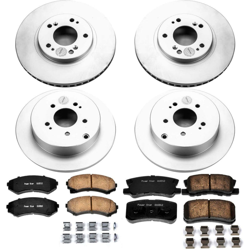 Power Stop CRK4461 Z17 Evolution Front And Rear Brake Kit for 2004-2008 Mitsubishi Endeavor product image