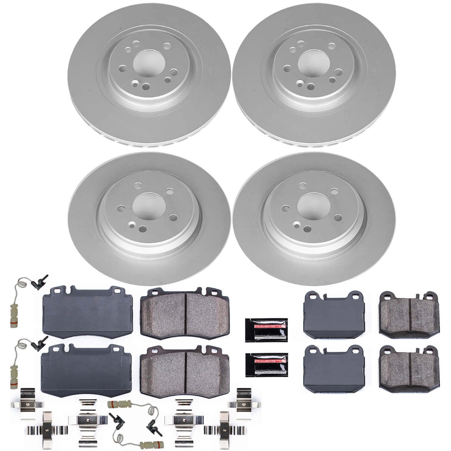 Power Stop CRK4463 - Z23 Evolution Sport Front And Rear Brake Kit vehicle fitment brake part