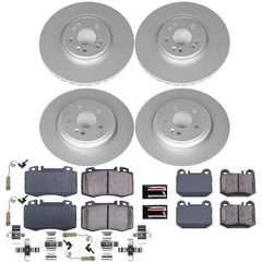 Power Stop CRK4463 - Z23 Evolution Sport Front And Rear Brake Kit vehicle fitment brake part