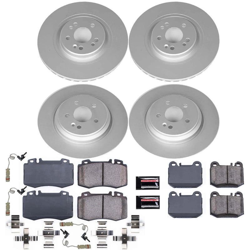 Power Stop CRK4463 - Z23 Evolution Sport Front And Rear Brake Kit vehicle fitment brake part