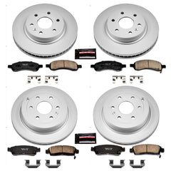 Power Stop CRK4466 - Z17 Evolution Front And Rear Brake Kit vehicle fitment brake part