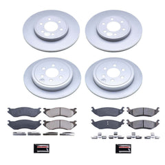 Power Stop CRK4471 Z17 Evolution Front And Rear Pad And Rotor Kit for 2003 Dodge Durango product image