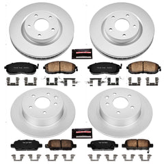 Power Stop CRK4475 - Z17 Evolution Front And Rear Brake Kit vehicle fitment brake part